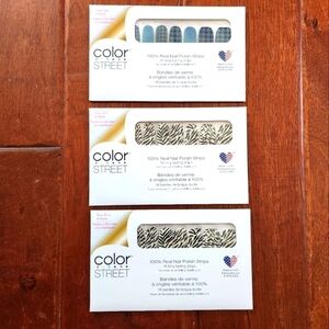 Three Color Street Nail Polish Strips Sets